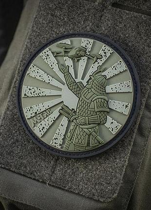 Шеврон\нашивка\патч "шлях самурая" пвх олива