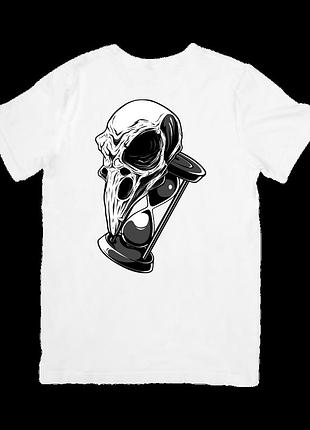 Футболка череп и песочные часы (skull and hourglass)