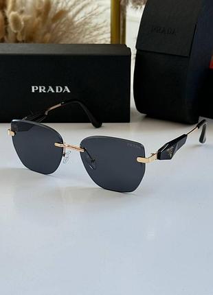 Жіночі окуляри від сонця prada сонячні брендові очки для дівчини прада сонцезахисні окуляри для жінки