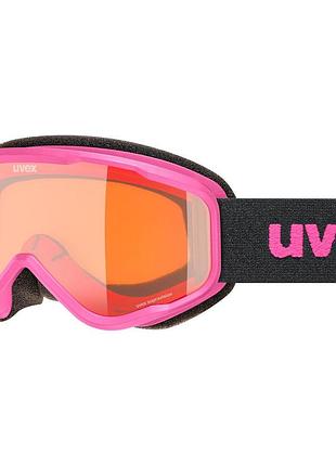 Гірськолижна маска uvex speedy nova pink/lasergold s2