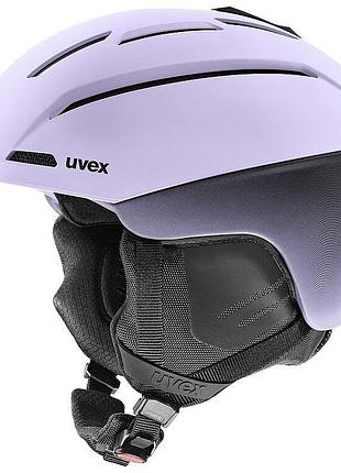 Гірськолижний шолом uvex gravitate cool lavender-grad black matt розмір 55-59