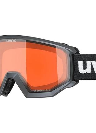 Гірськолижна маска uvex athletic lgl black orange s2