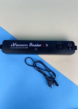 Вакуумный упаковщик, бытовой вакууматор vacuum sealer zkfk-001, черный