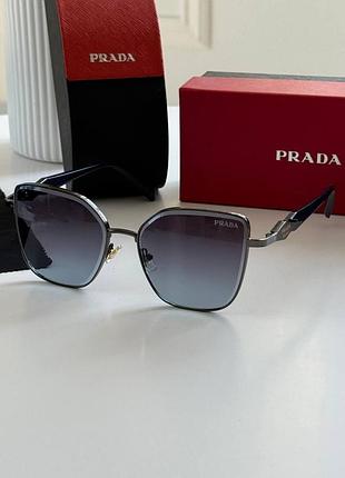 Жіночі окуляри від сонця prada сонячні брендові очки для дівчини прада сонцезахисні окуляри для жінки градієнтний