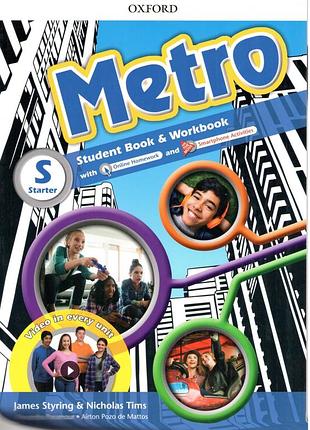 Metro starter: student's book and workbook isbn: 9780194410076