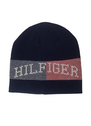 Чоловіча в'язана шапка-біні tommy hilfiger