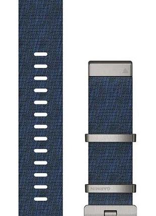 Garmin marq, quickfit 22m, jacquard weave nylon strap, indigo