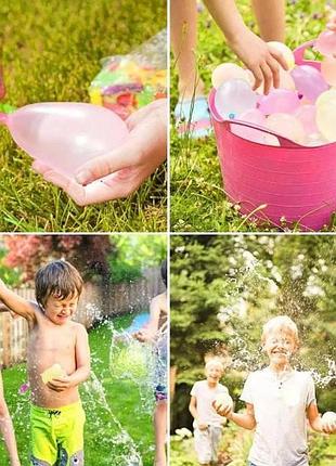 Набор водяных шаров 111шт happy baby balloons top shop ua_
