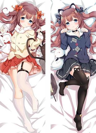 Аніме дакимакура kayonami ??? лазурний шлях azur lane (подушка обнімашка) 120*40 см 150, 50*150, 50