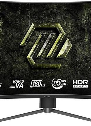 Монитор msi 31.5" mag 325cqpf-e18 2xhdmi, dp, audio, va, 2560x1440, 180hz, 0.5ms, srgb 111%, curved, adaptivesync, has