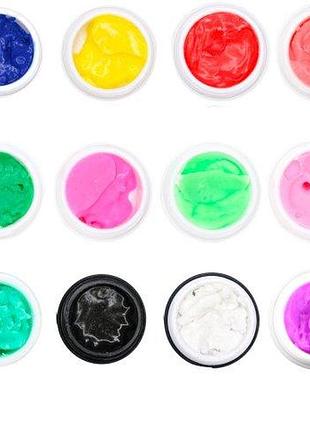5d gel для лепки global 5 ml, 12 цветов в ассортименте