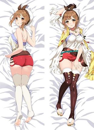 Аніме дакимакура риза atelier ryza: ever darkness & the secret hideout (подушка обнімашка) 120*40 см