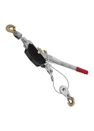 Лебідка важільна intertool - 4 т, 1,5 м 2 крюка (gt1444)