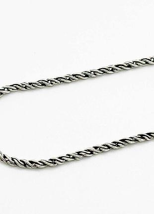 Серебряная цепочка, размер 50 см x 0,2 см, вес: 6.7 г