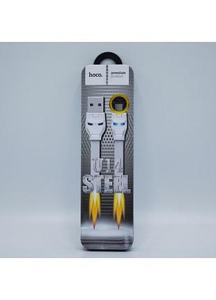 Кабель hoco u14 steel man micro usb 1.2m