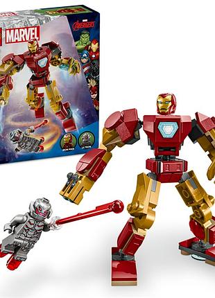 Конструктор lego marvel робот залізної людини проти альтрона 101 деталь (76307) 2