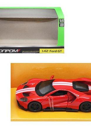 Машина автопром "ford gt", червоний