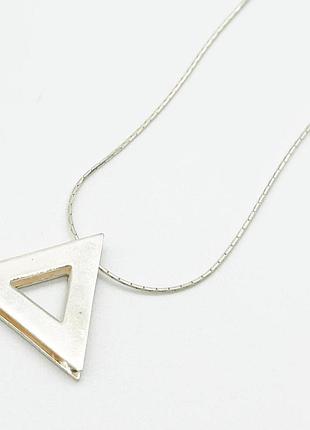 Серебряная цепочка, размер 45 см x 0,1 см, вес: 4.6 г