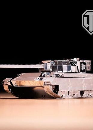 Коллекционная модель-конструктор metal time world of tanks танк conqueror fv214 (mt069)