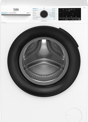 Пральна машина beko bm3wfsu47215wb фронтальна, 7кг, 1200, a, 50см, дисплей, інвертор, пара, білий