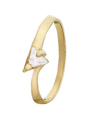 Серебряное кольцо с фианитами, размер 15,5, вес: 1.1 г