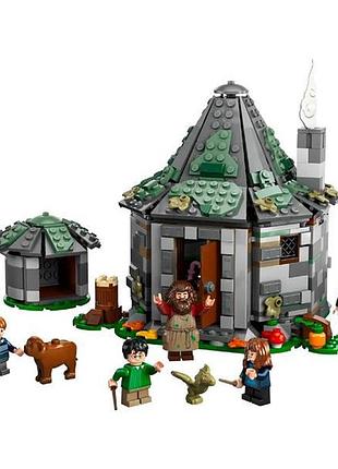 Конструктор lego harry potter будиночок геґріда несподівані гості 896 деталей (76428)
