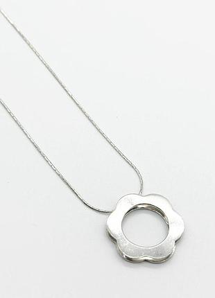 Серебряная цепочка, размер 45 см x 0,1 см, вес: 5.4 г
