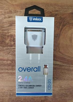 Зарядное устройство inkax cd-20 mikro v8 адаптер