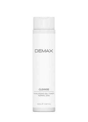 Гель-тонік для всіх типів шкіри з гіалуроновою кислотою demax 250 мл