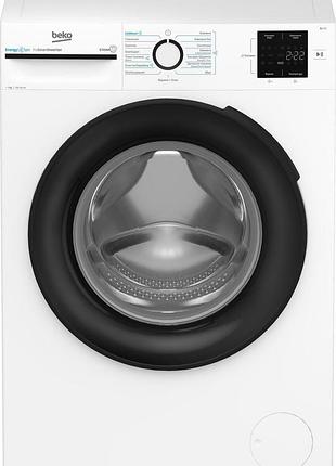 Пральна машина beko bm1wfsu37233wb фронтальна, 7кг, 1200, b, 50см, дисплей, інвертор, пара, білий