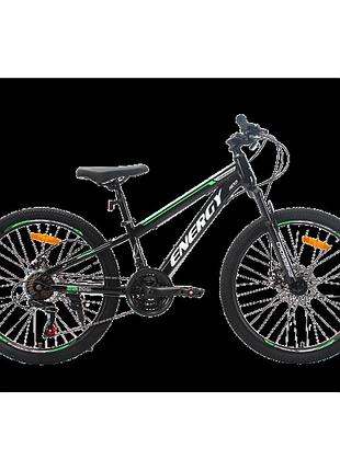 Crossbike велосипед crossbike energy 2025 v2 26" 13" чёрный-зелёный