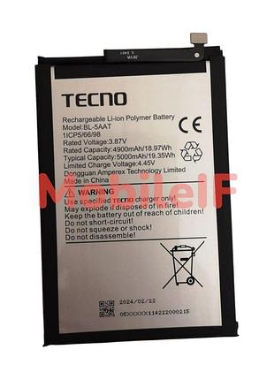 Акумулятор батарея tecno infinix bl-5abi, bl-5aax, bl-5aai, bl-5aat 5000mah original