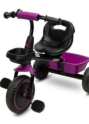Детский трехколесный велосипед caretero (toyz) loco purple