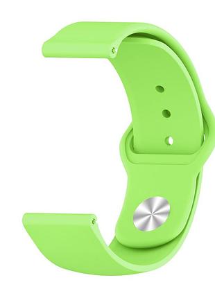 Силиконовый ремешок sport nike youth для amazfit gtr 2 / pace / stratos / 22 мм зеленый 1892p