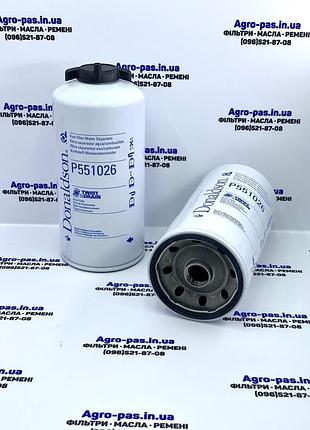 Топливный фильтр p551026, bf1354sp, re522687, 2113151, re531703, 1433649, 51.12501-7260, 01442310