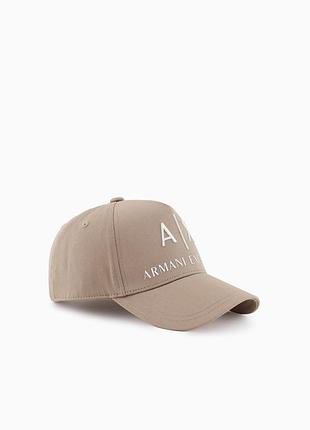 Кепка armani exchange (286929742431) visor cap with logo one size бежева
