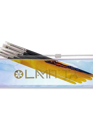 Lamitta набор кистей для ламинирование ресниц из 5шт / lash lift brush kit / alla zayats