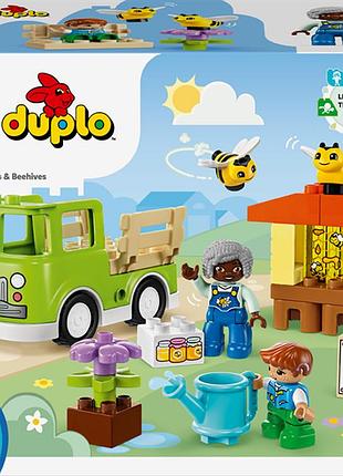 Конструктор lego duplo town догляд за бджолами та вуличками 22 деталі (10419)