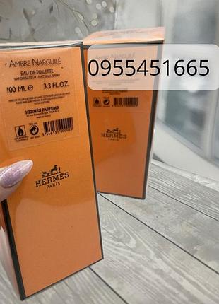 Женские hermes ambre narguile (гермес амбра наргиль) 100мл