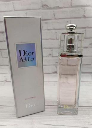 Женские туалетные духи dior addict eau fraishe (белая упаковка) (диор аддикт фреш) 100 ml