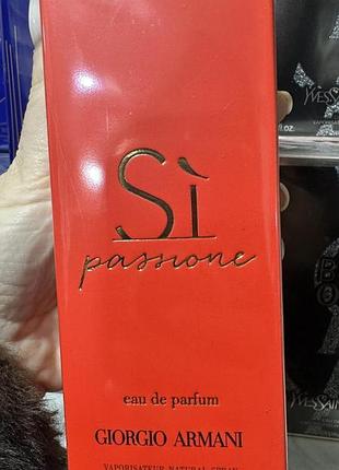 Туалетна вода giorgio armani si passione /джорджіо армані сі пассіоні / 100 ml.