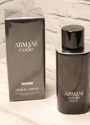 Туалетная вода для мужчин giorgio armani code parfum (армани код парфюм) 125 мл
