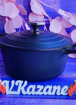 Кастрюля с антипригарным двойным покрытием 6.3л 28см maestro mr-4528 индукционный казан