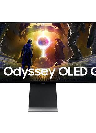 Монітор samsung 34" odyssey oled g85s hdmi, dp, usb, bluetooth, mm, oled, 3440x1440, 0.3ms, has, freesync premium pro, curved