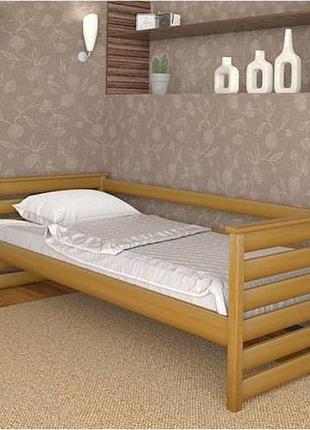 Ліжко односпальне з натурального дерева телесик 900х2000