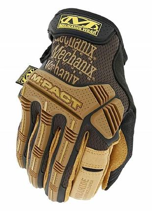 Военные штурмовые перчатки mechanix m-pact оранжевый xl