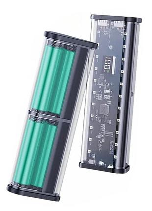 Корпус для повербанка с быстрой зарядкой (22,5 вт, 6x18650, ліхтар, 2xusb, 1xtype-c pd)