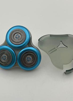 Ножевой блок sh90/70 (аналог оригинала) для philips series 9000, 8000, rq10, rq11, rq12 — комплект головок с крышкой