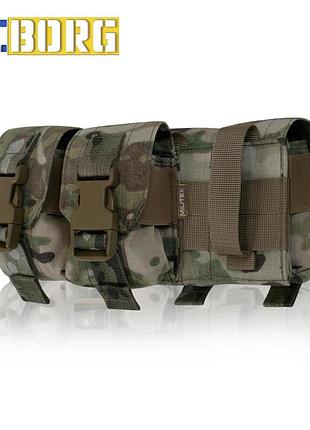 Тактический итог под 2 гранаты militex cordura original usa multicam