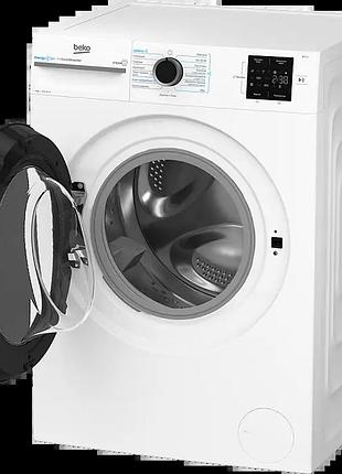 Пральна машина beko bm1wfsu38033wb фронтальна, 8кг, 1000, a, 55см, дисплей, інвертор, пара, білий
